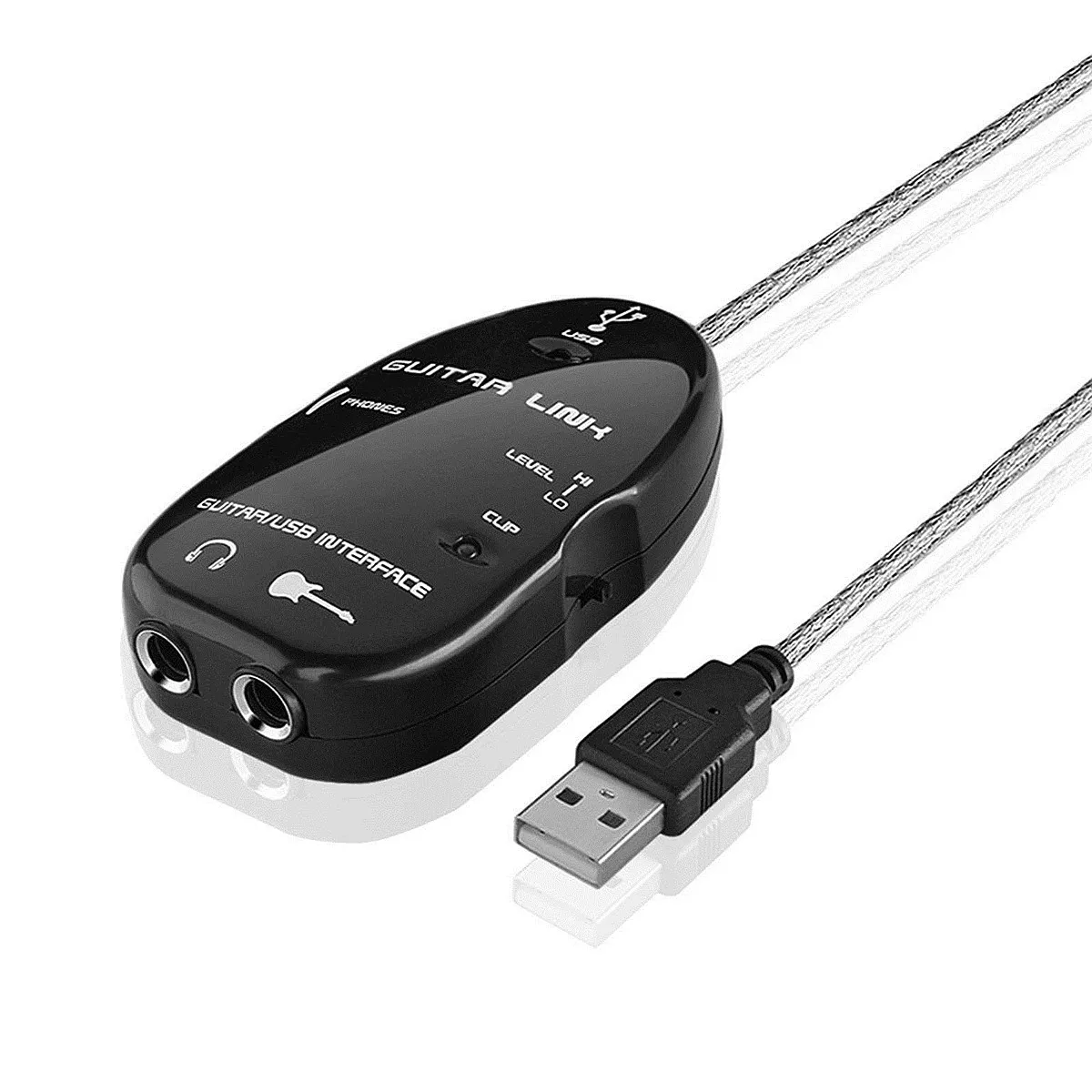 USB guital-интерфейс Соединительный кабель адаптер Запись CD аудио USB кабель адаптер регулятор эффектов с компьютерной линией в продаже