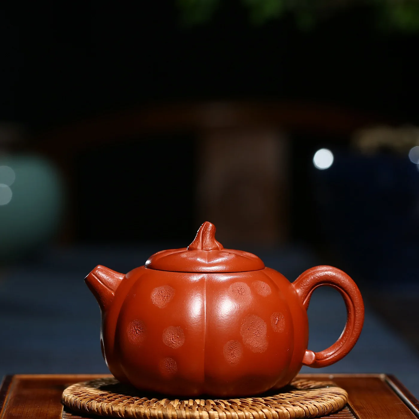 

Yixing Teapot Quality Goods Famous Manual Raw Ore Zhu Sha Bright Red Robe Pumpkin For Spring Pot Kungfu Online Teapot Tea Set