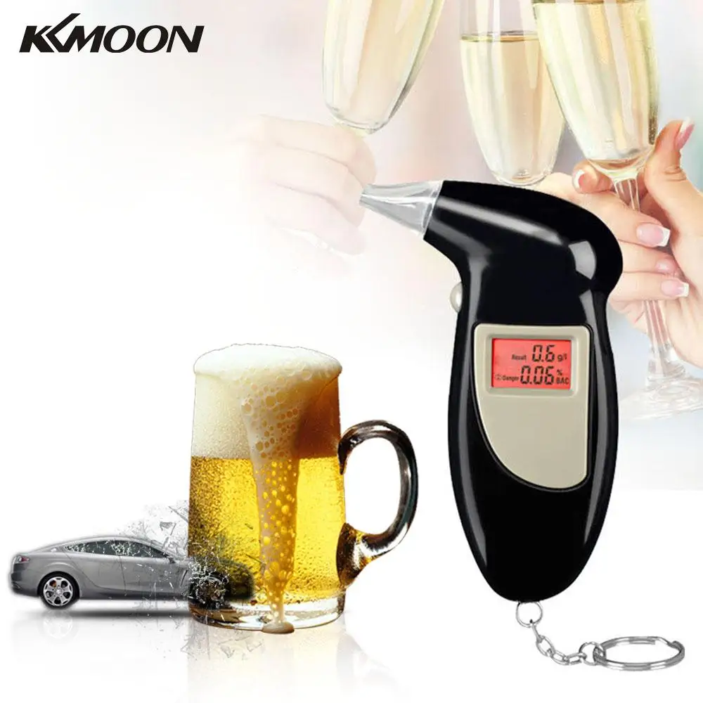 

mini Breathalyzer Professional Digital Breath Alcohol Tester Audible Alert LCD Backlit Display Gas analyzer monitor