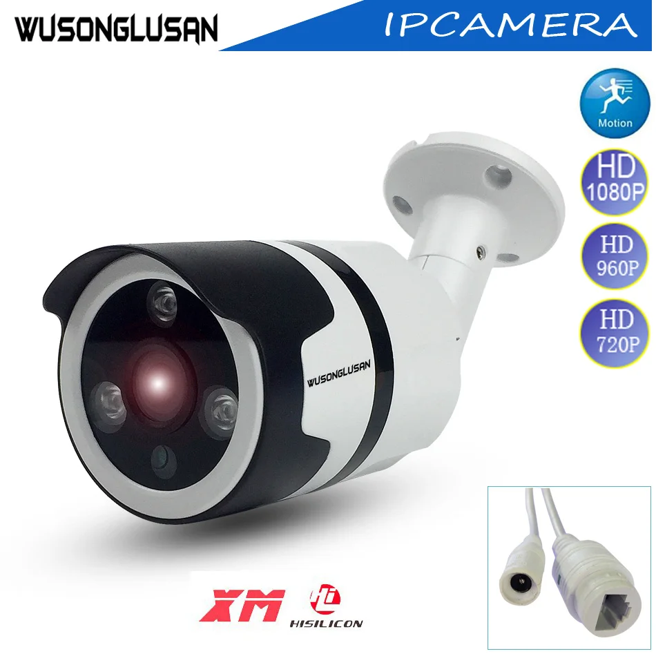 IP Camera PoE font b Outdoor b font 1080P 960P 720P 2 8mm Angle wide Metal