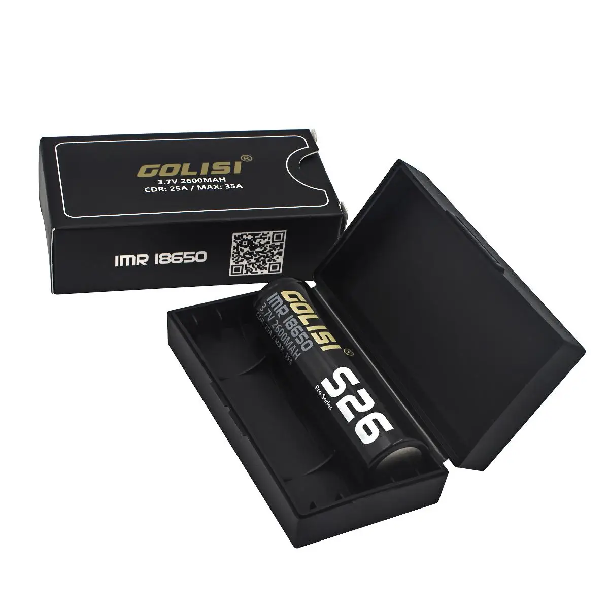 2 шт GOLISI S26 2600mAh 18650 E-CIG литий-ионная аккумуляторная батарея 25A CDR MAX 35A мощный IMR чехол