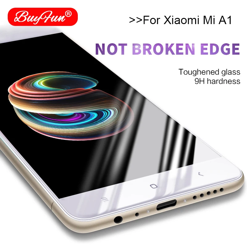 Защитное стекло для xiaomi mi a1 закаленное xiomi Оригинальная защитная пленка a1|glass
