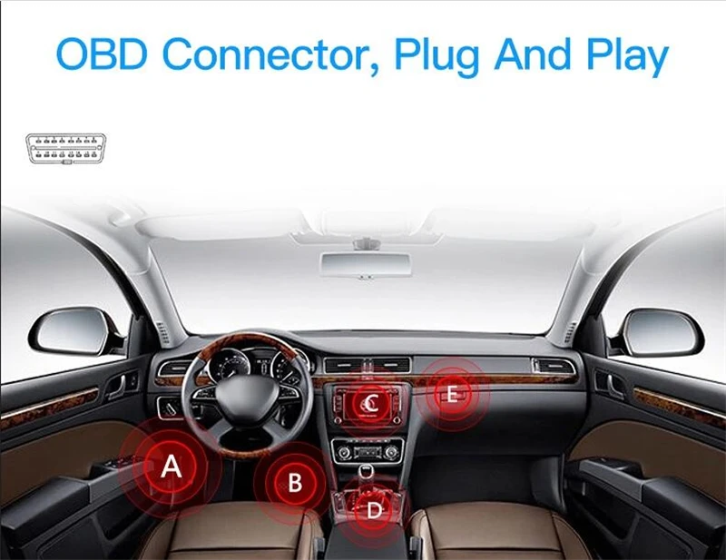 Мини Plug Play OBD gps трекер Автомобильный GSM OBDII OBD2 16 PIN Интерфейс устройство слежения автомобиля gps локатор с программным обеспечением и приложением