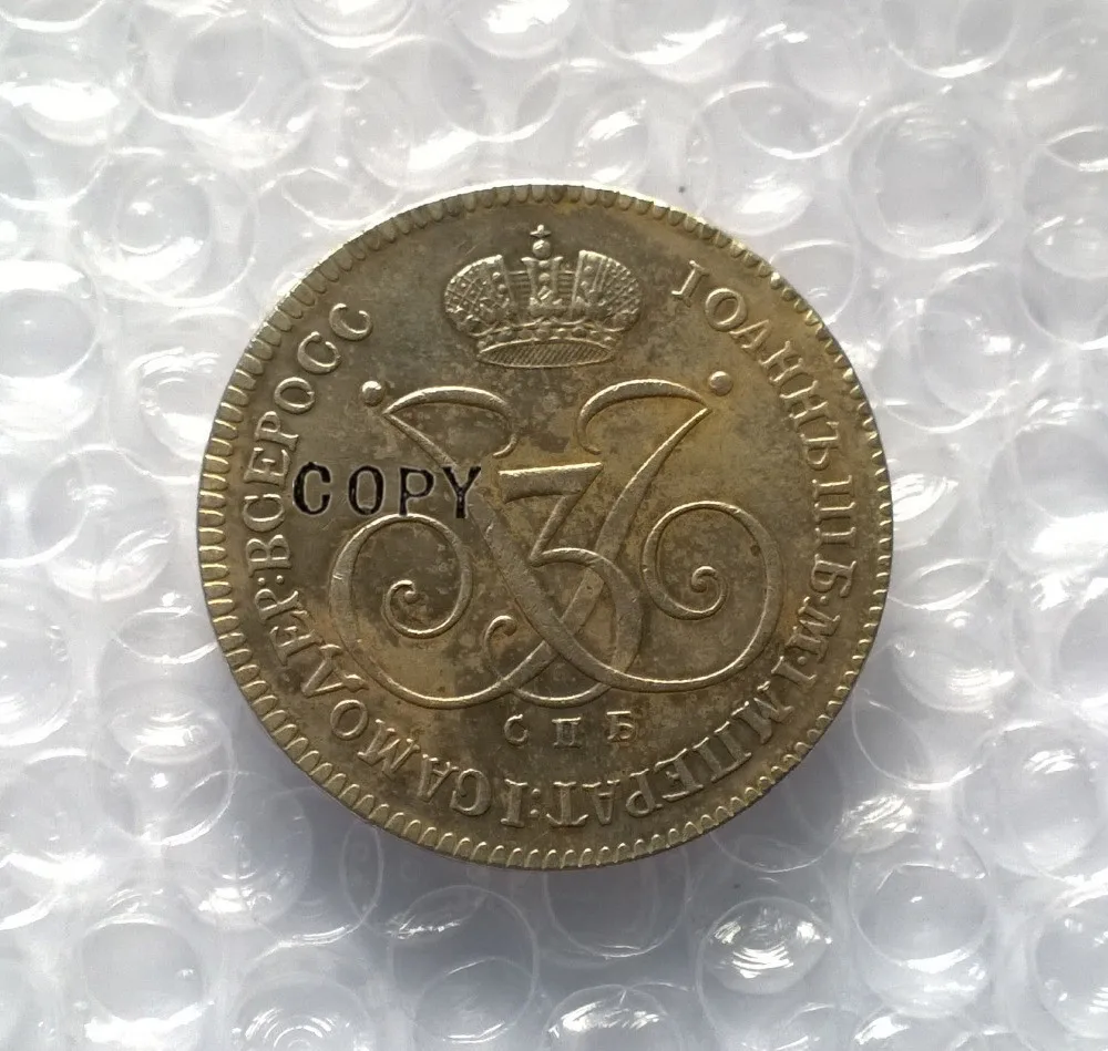 

1740 RUSSIA 1 ROUBLE COPY commemorative coins-replica coins medal coins collectibles badge