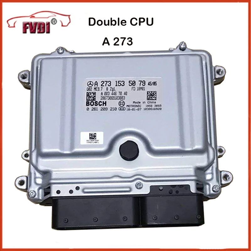 

Double CPU Board MB Engine Control ECU Module. Full replace all Engine Computer Module Part number which with A 273with A 273