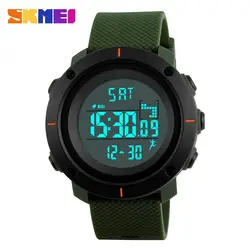SKMEI Цифровые спортивный хронограф мужские часы лучший бренд класса люкс мужской военной светодиодный Электронные наручные часы мужские