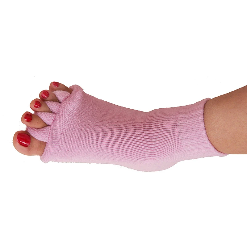 1Pair Five Toe Socks Bunion Corrector Orthotics Separators for Hallux Valgus Pain Relief Foot Care Pedicure Tools