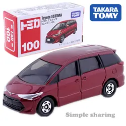 Takara Tomy TOMICA № 100 toyota estima масштаба 1: 65 модель автомобиля Комплект литья под давлением горячие детские игрушки escala Коллекционные вещи забавные