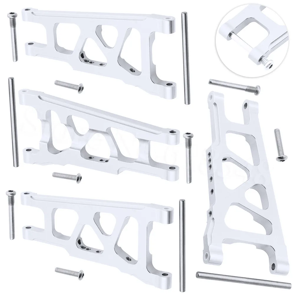 

Front / Rear Aluminum Suspension Arms Replacement of 3655x for RC Traxxas 1/10 Slash 4x4 4WD Stampede 4x4 Rally XO-1 Option