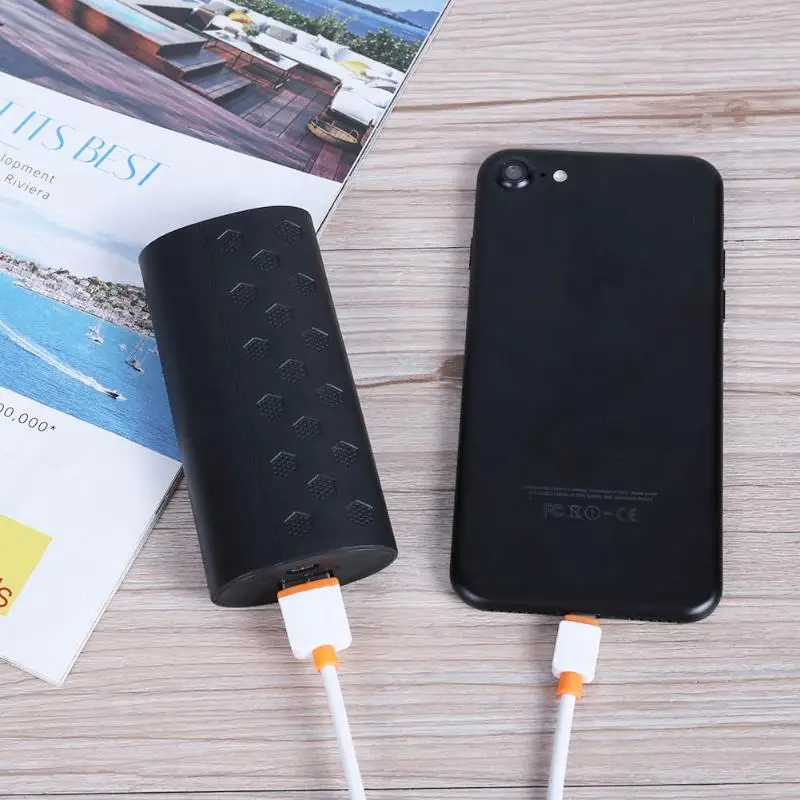 2x18650 Power bank зарядное устройство DIY Box чехол Solderless источник питания Зарядка Bank набор