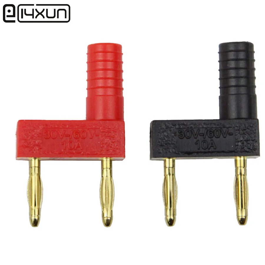 100pcs Gold plated 2mm Short Circuit Male to Female Banana Plug 12mm