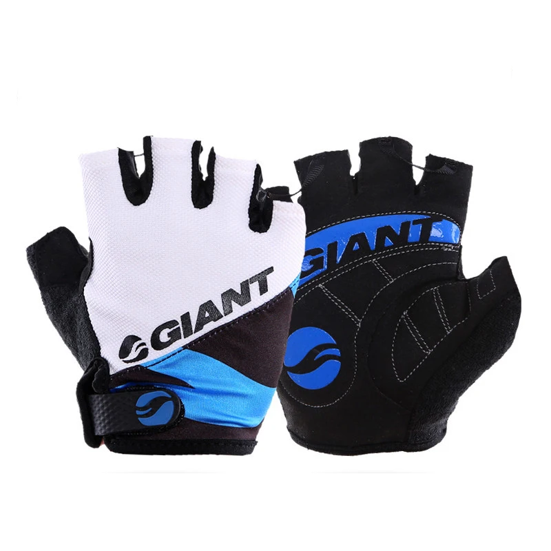 New Giant Road Bike Nylon Gel Cycling Half Finger Gloves For Men Sport