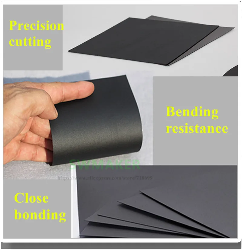 Novo para Abs Peças da Impressora Magnética Cama Impressão Fita Praça 100 - 150 200 214 220 250mm Adesivo Construir Placa Flex 3d 7 Peças e acessórios em 3D