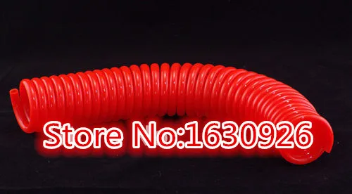 

29ft(9m) Color Orange 12mm(OD) x 8mm (ID) PU Recoil Air Tubing Pipe Hose
