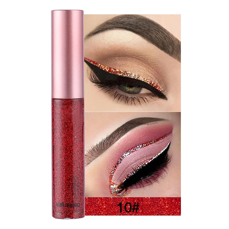 Liquid Glitter Eyeliner Pencils Eye Make up Eyeliner Shining Shimmer Cosmetics Tool Long Lasting Waterproof