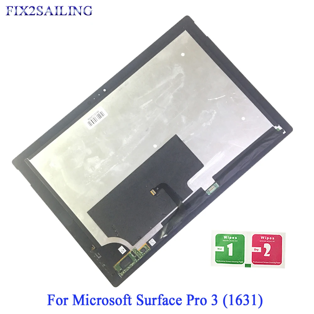 

For Microsoft Surface Pro 3 LCD Display Touch Screen Digitizer For Surface Pro 3 (1631) TOM12H20 V1.1 LTL120QL01 003 LCD Panel