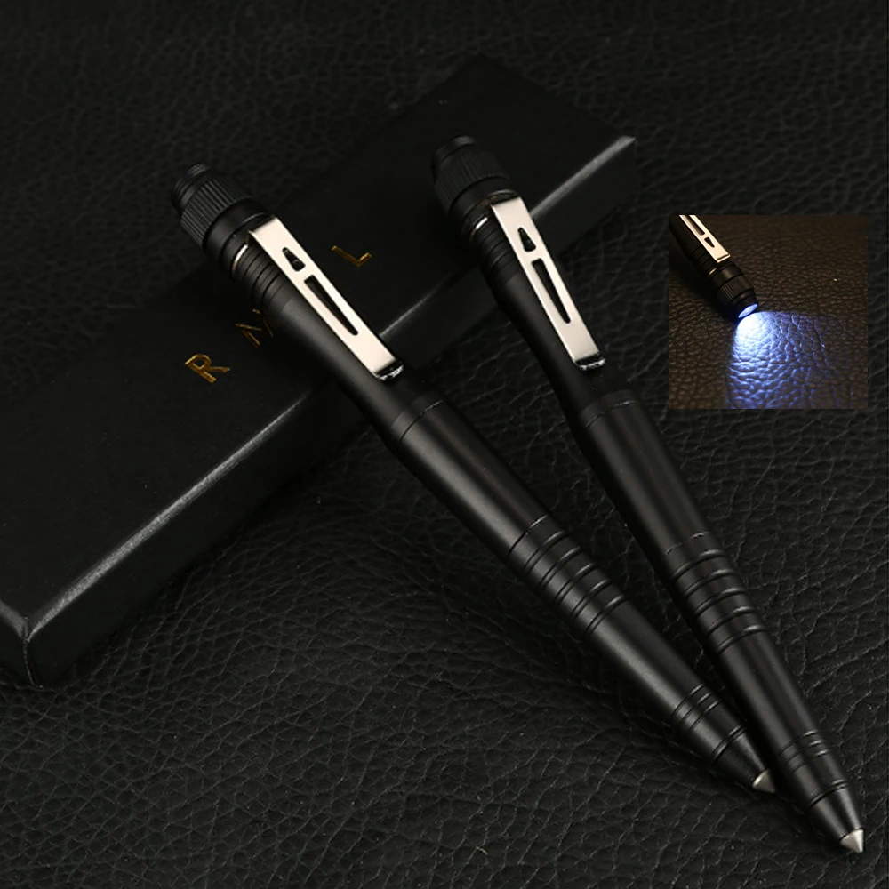 

HYBON Bolas De Acero Personal Self Defence Pen Bandouillere Tactique with Couteau Tactique Lueur Tactical Self Defence Tools