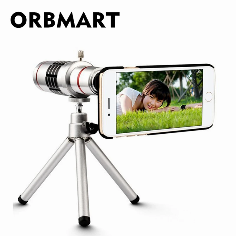 

ORBMART 18X Optical Focus Zoom Telescope Camera Lens For Samsung S5 S6 S7 Edge Plus S8+ iPhone 6 6s 7 8 Plus