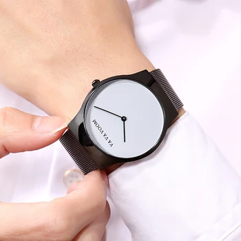 

Simple Men Watch Bussiness Quartz Fashion 2019 New Trend Wristwatches Sports Shockproof Stainless Steel Watch Band Montre Homme