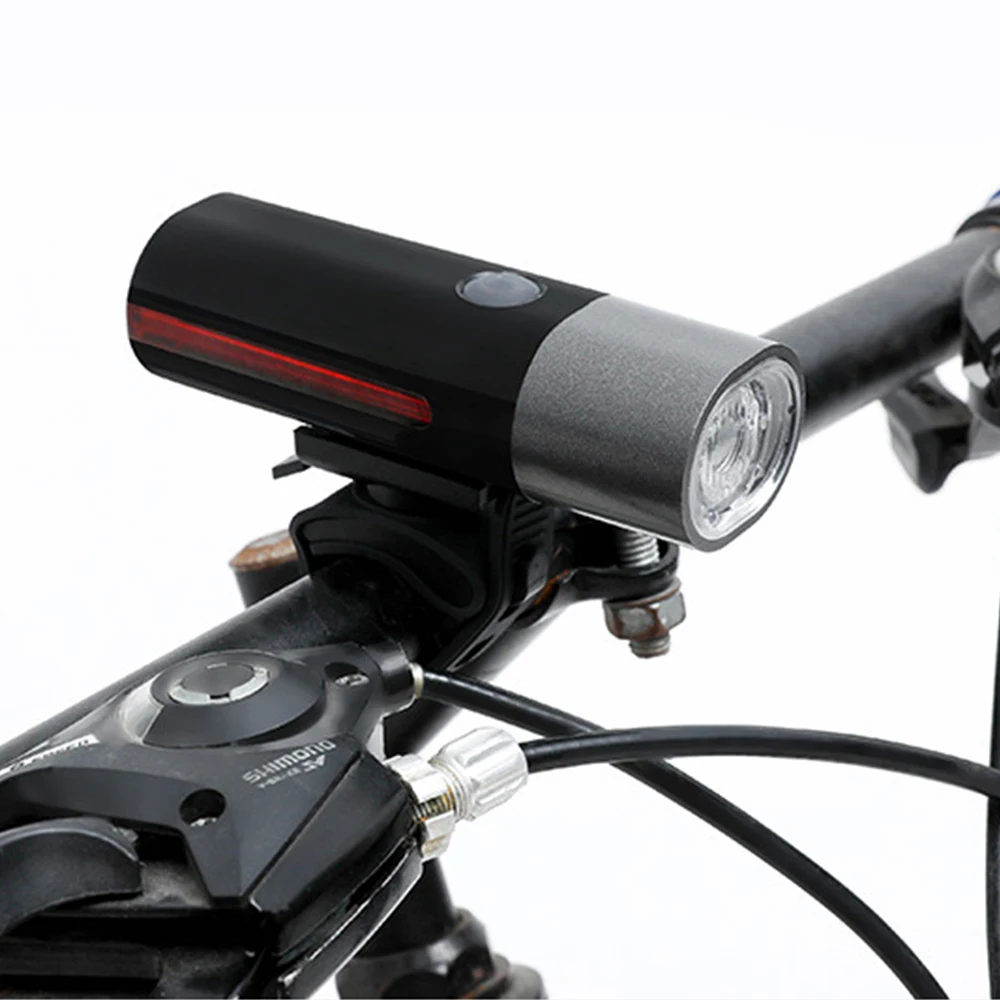 

New 1600mAH Bicycle Light Riding Safety Warning Light LED Headlight Cycling Waterproof Rotatable Lamp Usb Rechargeable Lights