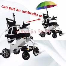 Дешевая Складная моторизованная Подушка маленькая Крытая для инвалидов электрическая инвалидная коляска
