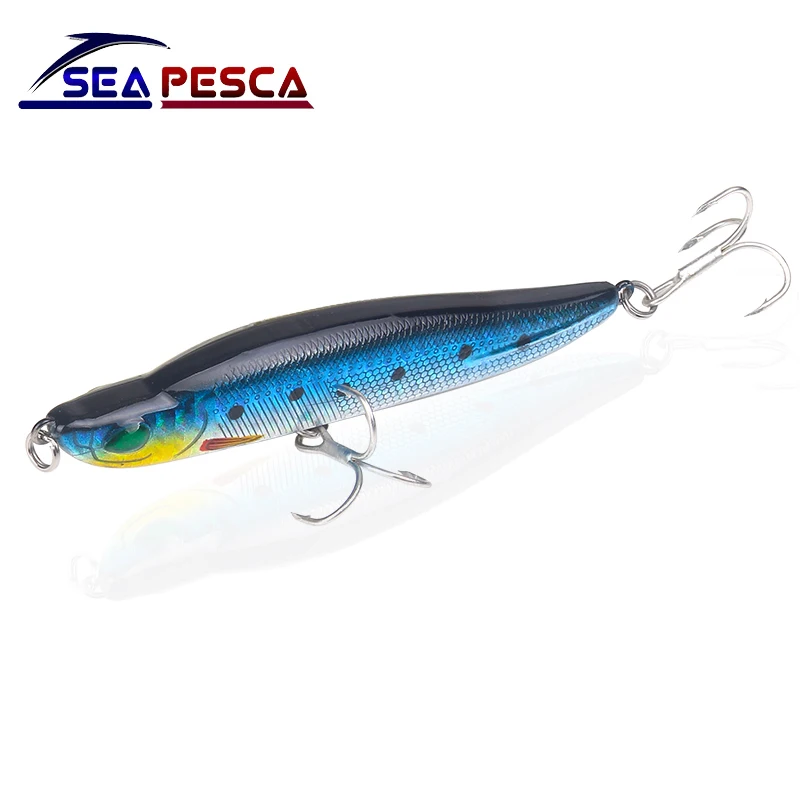 SEAPESCA рыболовная приманка Лазерная гольян 10 см 17 г Pesca крючки медленно тонущий