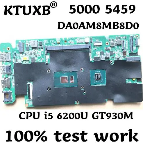 DA0AM8MB8D0 для DELL VOSTRO 5000 5459 материнская плата ноутбука DNVY2 0DNVY2 CN DDR3L i5 6200U GT930M 2G 100%
