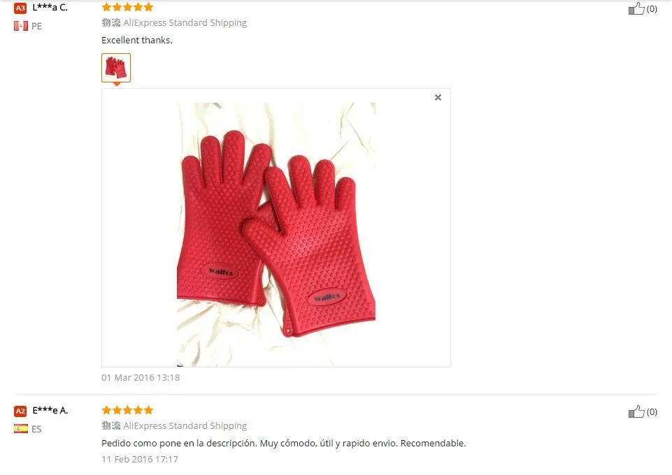 comments glove