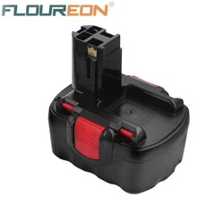 Для Bosch Мощность инструменты Батарея FLOUREON 14,4 В 3000 мАч Ni-MH Замена Перезаряжаемые Батарея для Bosch bat038 3454 3454-01 3454SB