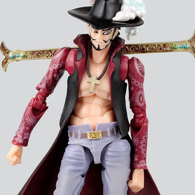 20 см японское аниме одна штука подвижные герои VAH Hawkeye Mihawk ПВХ фигурка модель