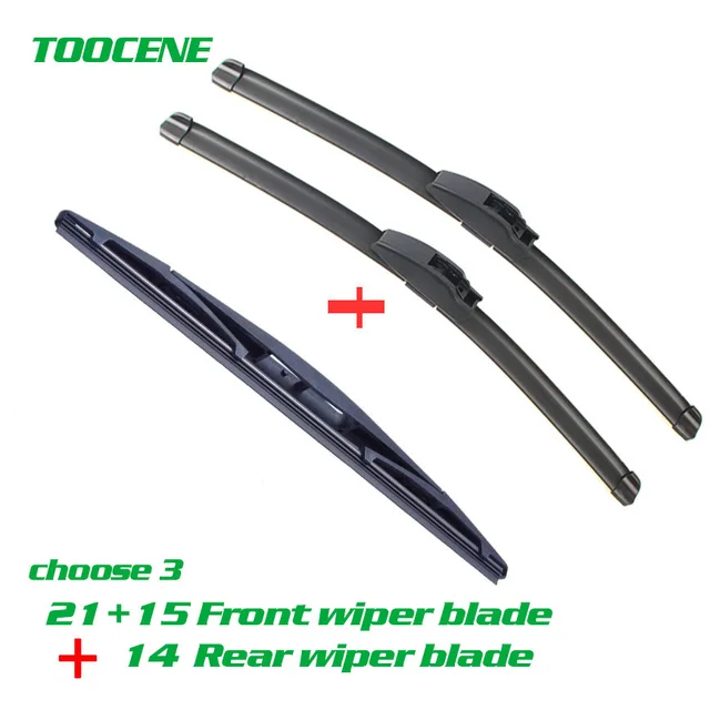 Front and Rear Wiper Blades For Honda Fit 2002 2003 2004 2005 Car