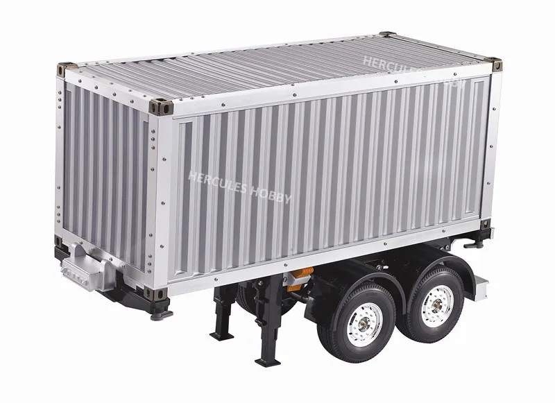 

[HERCULES HOBBY] TAMIYA Tractor Truck Trailer 1/14 Scale 2 Axle 20 Foot Container Semi-Trailer Made in China