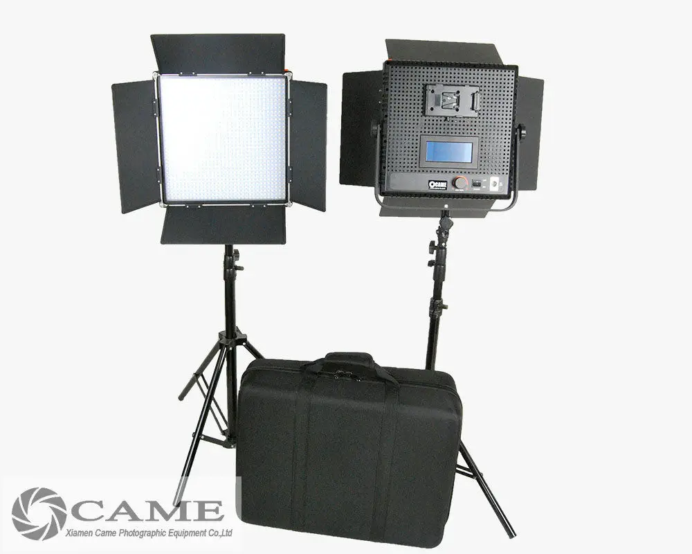 CAME-TV High CRI 2X1024 светодиодная видеопанель пленка 5600 K студийное освещение+ сумка
