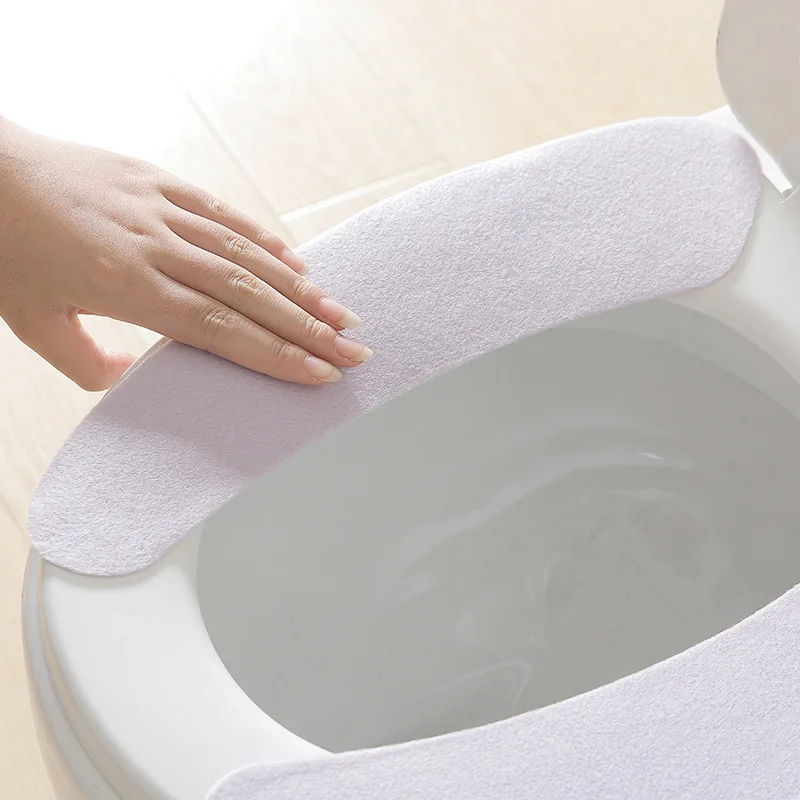 

Toilet Seat Cover Soft Comfortable Artificial Fiber Washable Bathroom Toilet Seat Cover Mat Lid Closestool Cloth JWYMT7