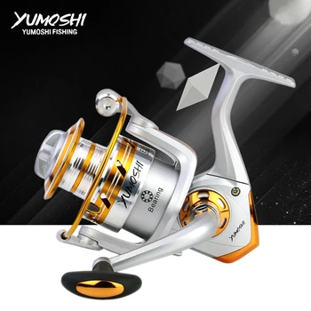 

yumoshi 2019 series high speed spinning reel 5.5:1 metal cup left right drag carp wheel boat rock reels fishing tackle EL