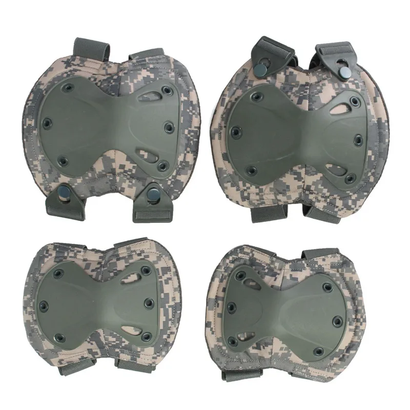 Military Tactical Protective Knee Elbow Gear Pads Airsoft Combat Knee Protector Hunting Skate
