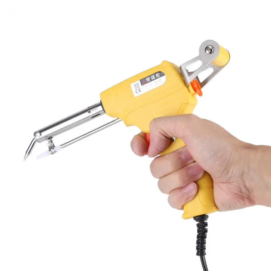 WALFRONT Electrical Welding Gun Automatic Send Tin Soldering Iron Gun 220V 60W Portable Heating