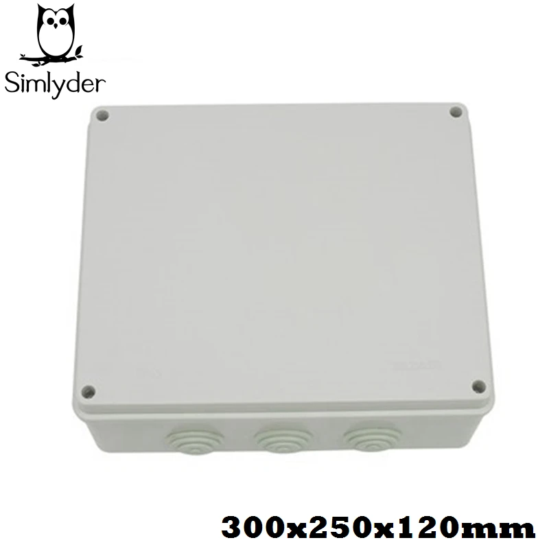 

1Pc IP65 300x250x120mm Waterproof Plastic Connection Box Electronic Project Instrument Case Outdoor Junction Box Distribution