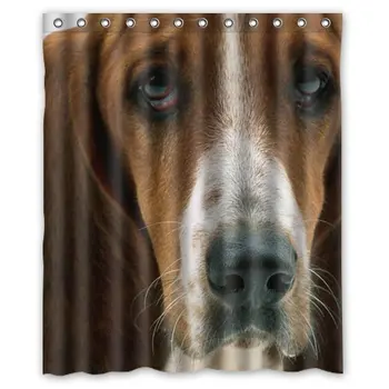 

Sad Basset Hound Custom Shower Curtain 60"x 72"