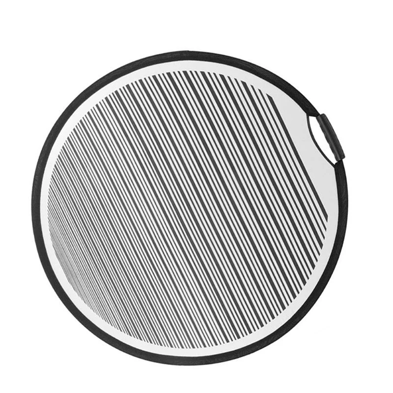 

80cm Circular Striped Flexible Foldable PDR Lined Light Reflector Board Dent Panel Portable Designed for Car Vehicle Door Scratc