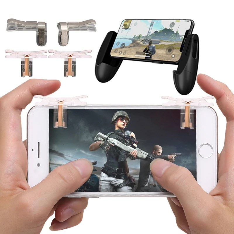 Phone Gamepad For PUBG Controller Mobile Phone Gaming Joystick Fire Button Aim Key Shooter Game Pad