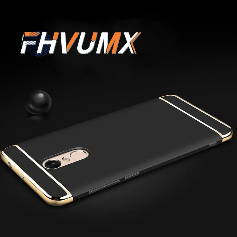

3-IN-1 Phone Case for Xiaomi Redmi Note 4 4X 5A 5 Pro Matte Plating Hard for Redmi 5 plus 5A 4A Case Shockproof Frosted Shield