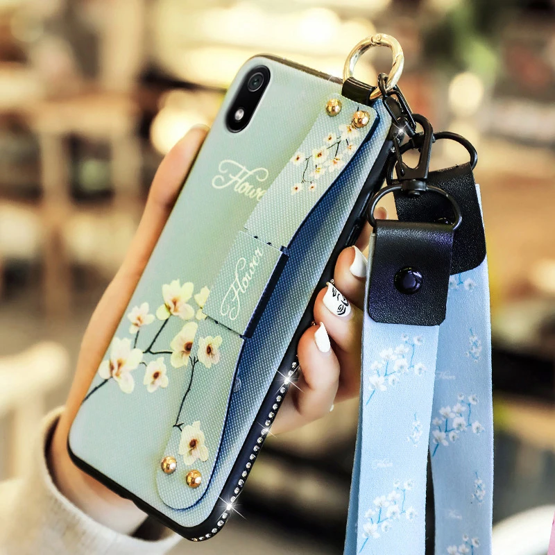 Модный чехол для телефона с разбитыми цветами Xiaomi Redmi 7A 5 45 дюймов силиконовый