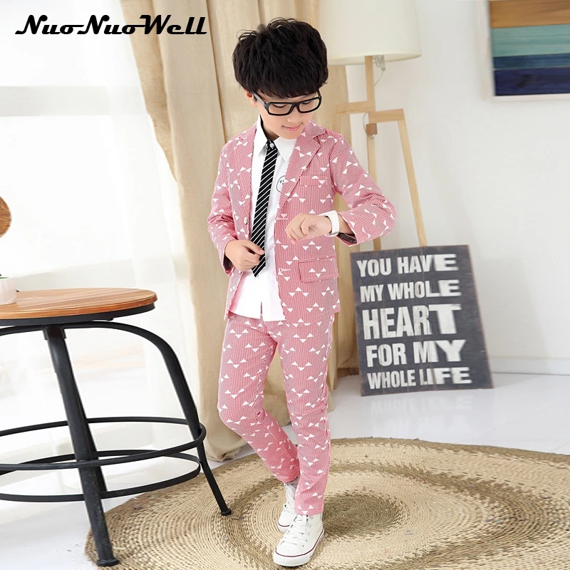 

Children Wedding Suits Teenager Boy's Blazers Suit Party Clothing Boys Dresses Boys Gentle Suits 2Pcs Kids Formal Sets Coat+Pant