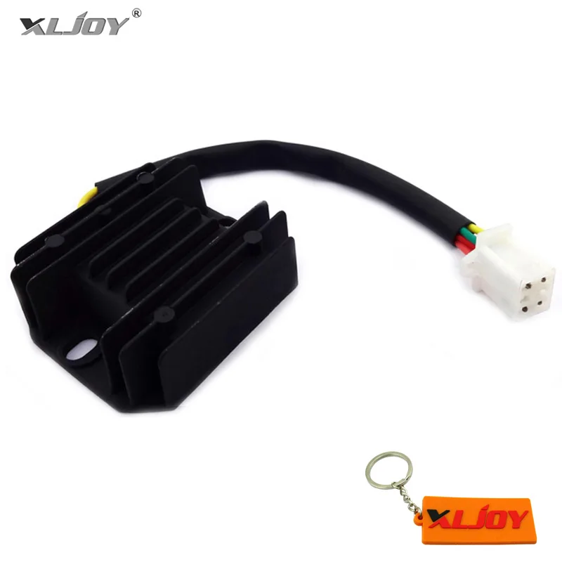 XLJOY Voltage Regulator Rectifier 12V 4 Wires For GY6 150cc 200cc 250cc Engine Chinese ATV Quad Pit Dirt Bike Moped Scooter | Автомобили и