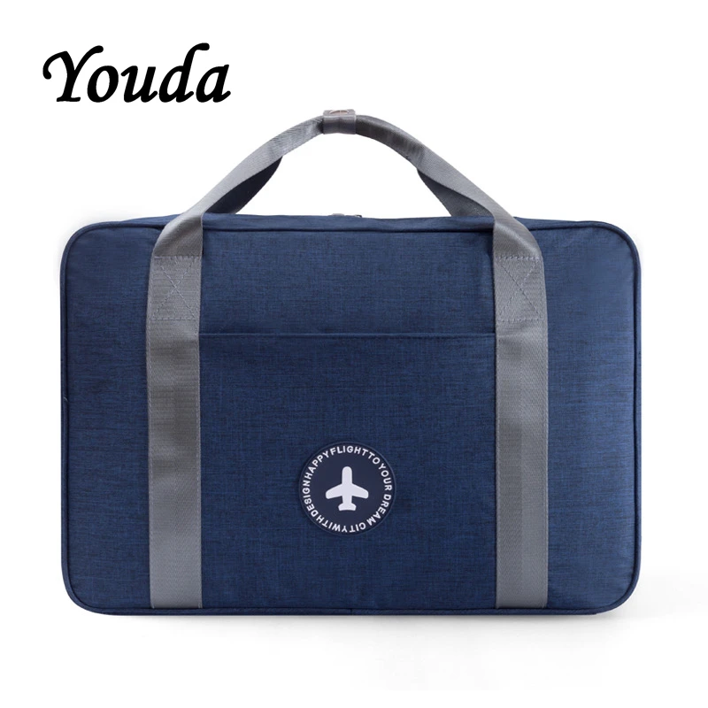 

Youda Classic Solid Color Travel Bag High Quality Simple Portable Travelling Handbags Large Capacity Clothing Storage Pouch