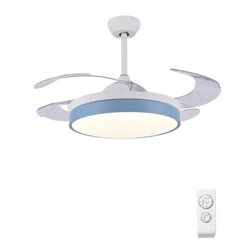 

Modern Ceiling Fan Lamps Acrylic Led Simple Lights Remote Control Ventilador 36Inch