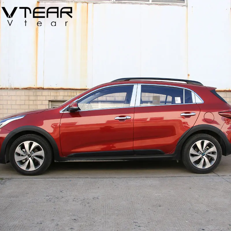 Vtear для kia Rio X Line защитная накладка на окно автомобиля аксессуары из нержавеющей