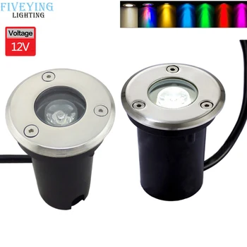 

DC12V Waterproof LED Underground Lamp 1W 3W Outdoor IP67 Garden Path Buried Yard light Landscape Spot Lights