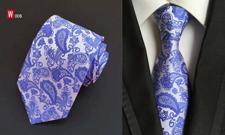 Ricnais Новое поступление мужской галстук пейсли шелковый галстук 8 см Модный классический красный черный галстук для мужчин Бизнес Свадебная вечеринка
